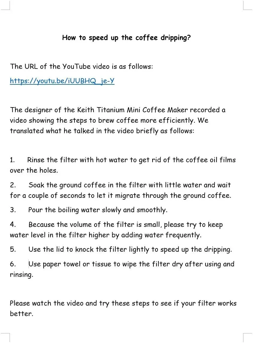 Keith Titanium Ti3911 Ultralight Coffee Maker - Custom Premium Leather Case Included 6