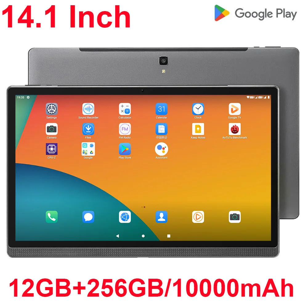 

Nenmone 2024 Global Version Super 14.1 inch Tablet 12+256GB Android 12.0 4G LTE Phone Call 2 In 1 Tablets Laptop 10000mAH