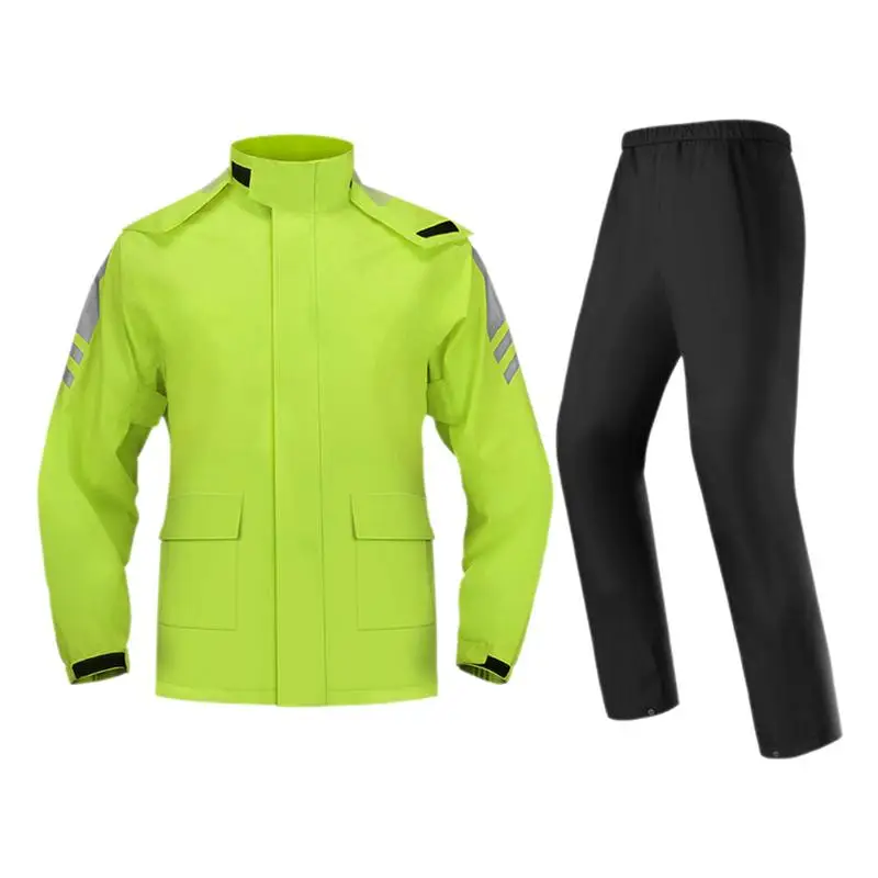 

Дождевые костюмы для мужчин, водонепроницаемый дождевой костюм, дышащая Защитная дождевая куртка, привлекательный легкий дождевик для походов