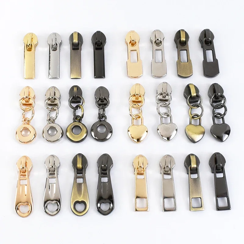 Description Picture 3 of item10/30Pcs Meetee 3# Nylon Zipper Puller Slider Zip Repair Kit Cursors Zippers Lock for Clothes Bag Zips Head Sewing Accessories