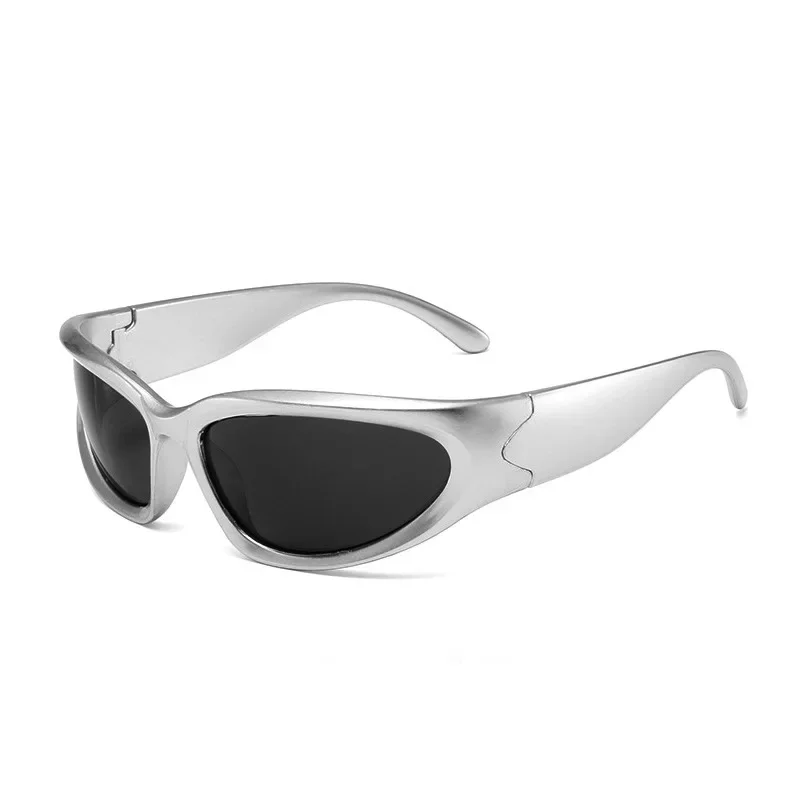 

New Fashion Brand Y2K Men's and Women's Sunglasses Cycling Punk Sports Internet Celebrity sunglasses Women's Trendy Glasses 선글라스