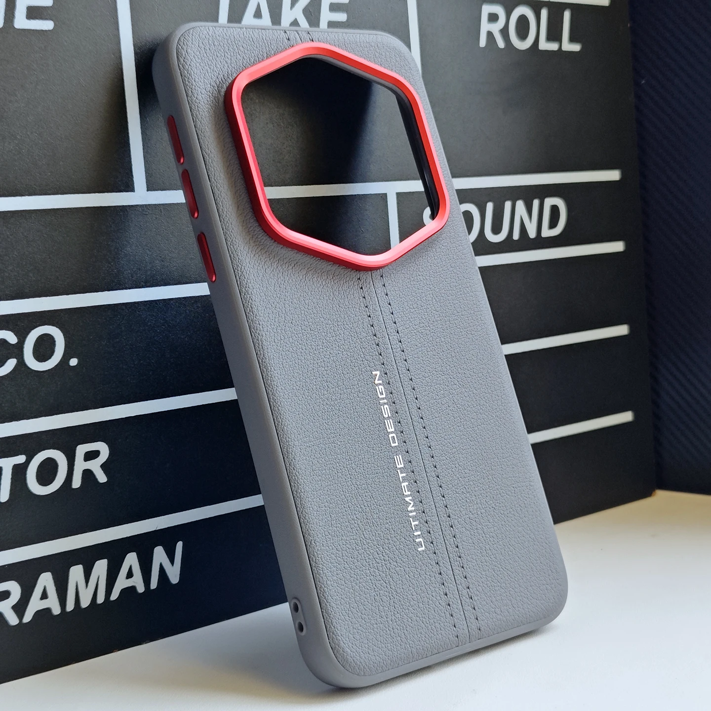 Luxury PU Leather Protective Back Cover Case - Fashion Design