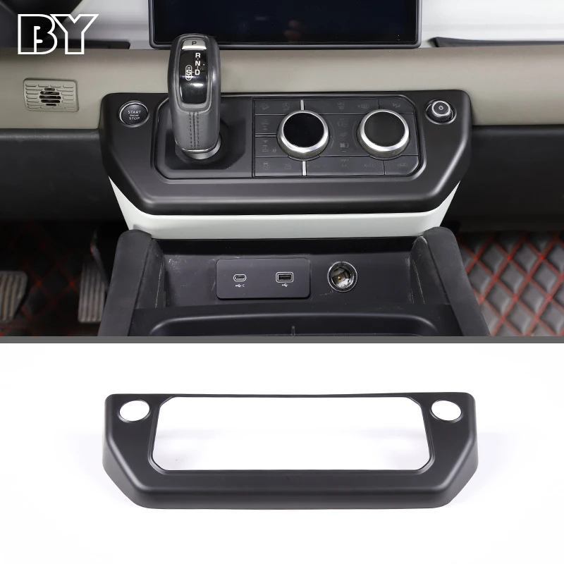 

For Land Rover Defender 90 110 2020-2024 Interior Accessories Car Central Control Air Conditioning Mode Button Frame Sticker