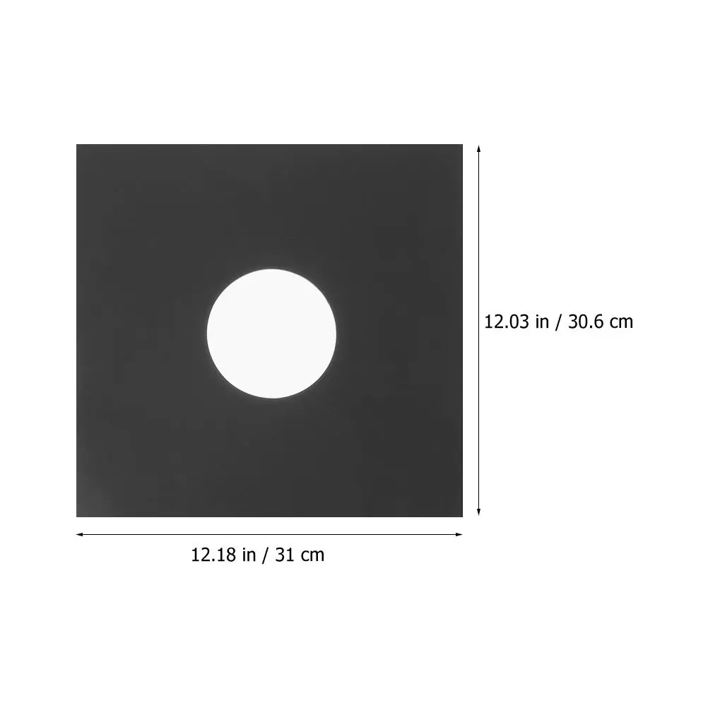 6pcs Vinyl Record Sleeves Album Protective Covers Kraft Paper Anti-Static LP Bags