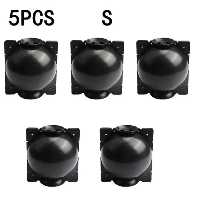 5pcs Black S