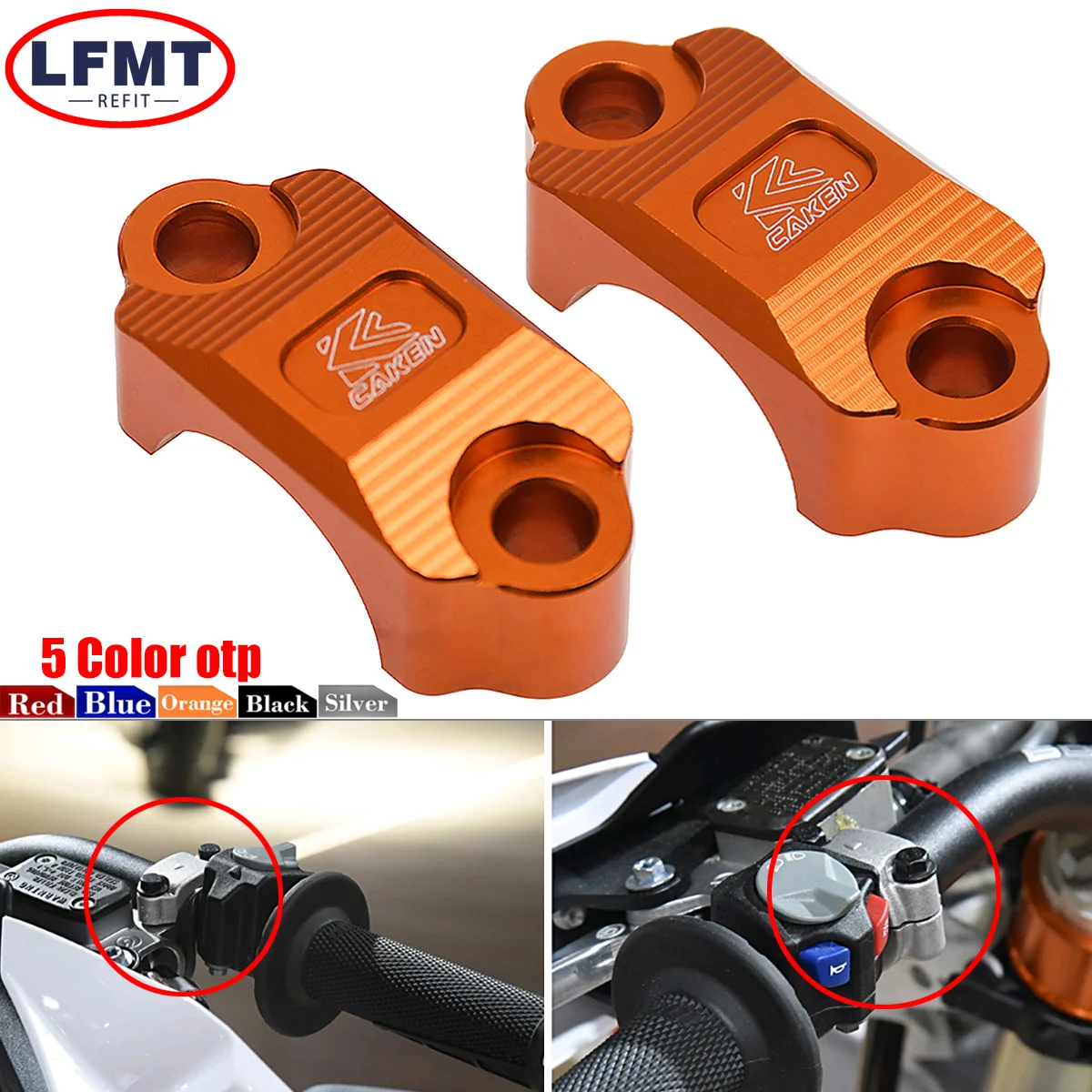 Motorcycle 22MM CNC Brake Clutch Master Cylinder Clamp Cover For KTM 250 300 EXC EXCF SXF 350 400 450 500 530 SX 65 85 2006-2023