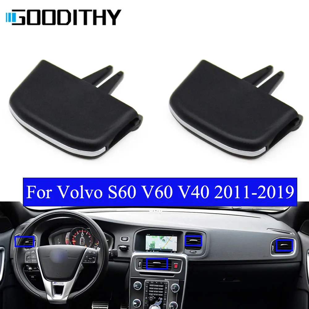 Front Left Right Air Conditioner AC Vent Outlet Clips Slider For Volvo