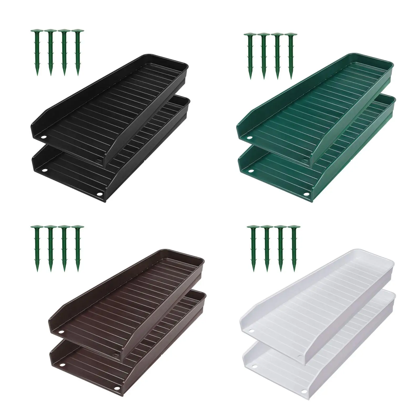 Rain Downspout Splash Block Gutter Downspout Extensions for Outdoor Home