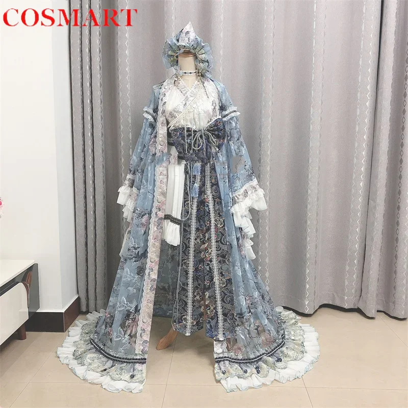 

[Customized] Touhou Project Saigyouji Yuyuko Lolita Dress Elegant Uniform Cosplay Costume Halloween Carnival Outfit Women