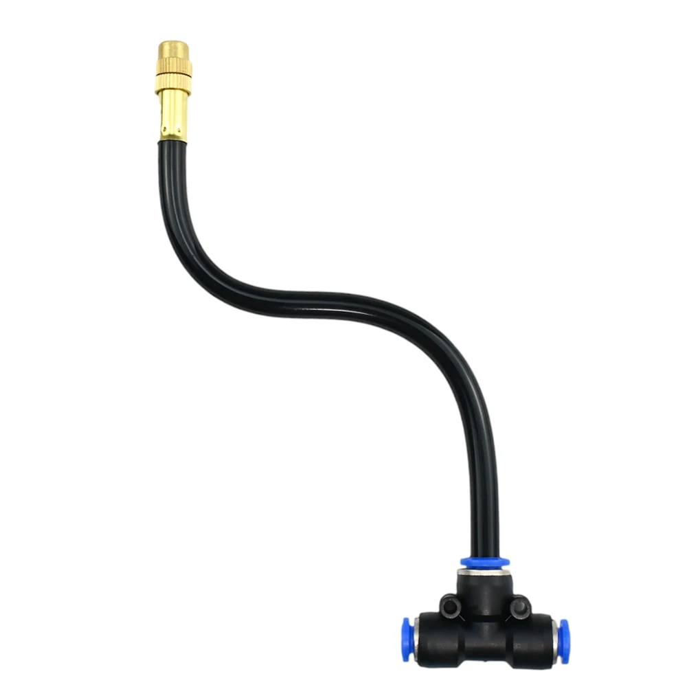 5/10/15/20pcs Free Bending Yellow Copper Mist Nozzle 8mm Straight Push Lock Joint Garden Watering Humidification Sprayer 3