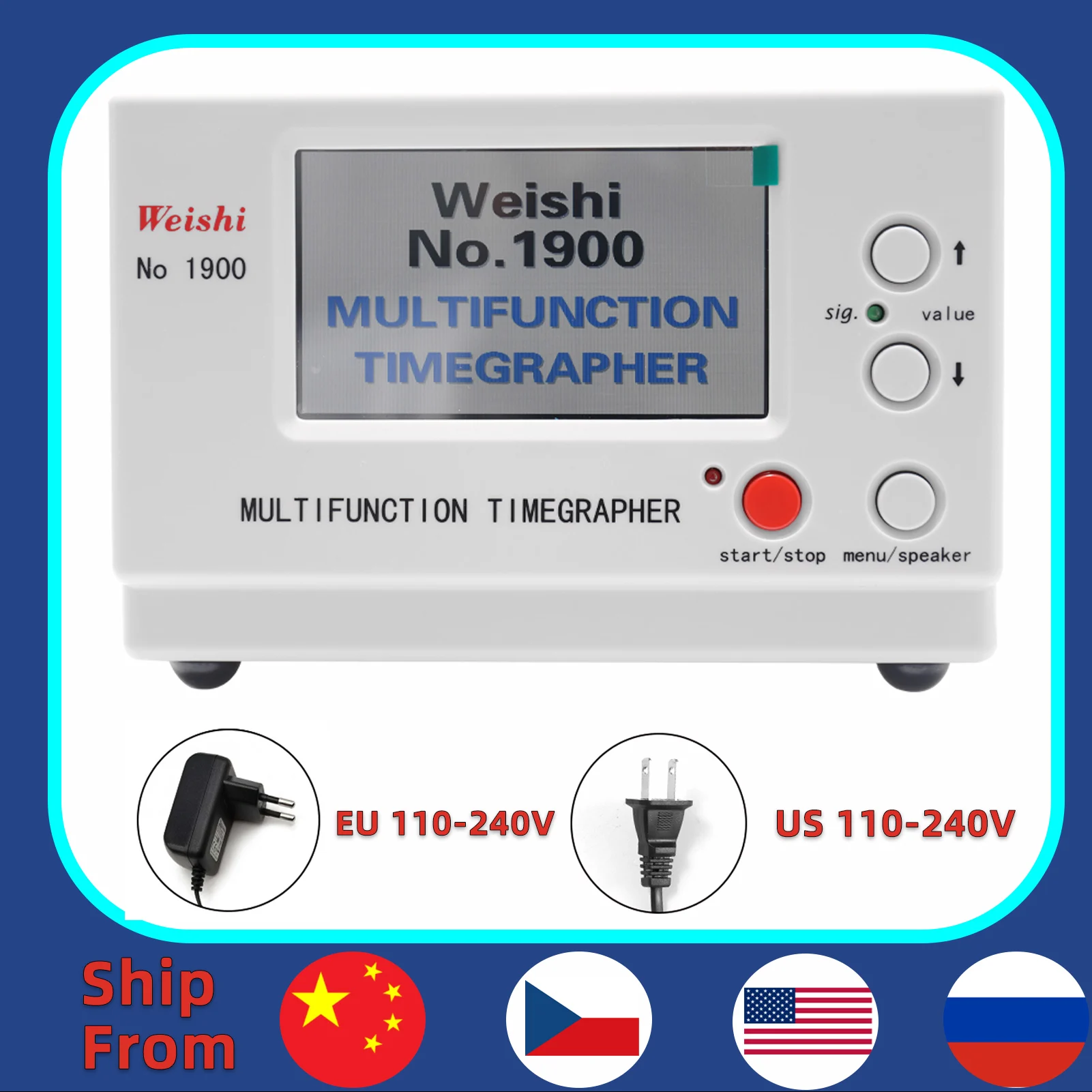 Weishi Mechanical Watch Timing Tester Machine Multifunction Timegrapher