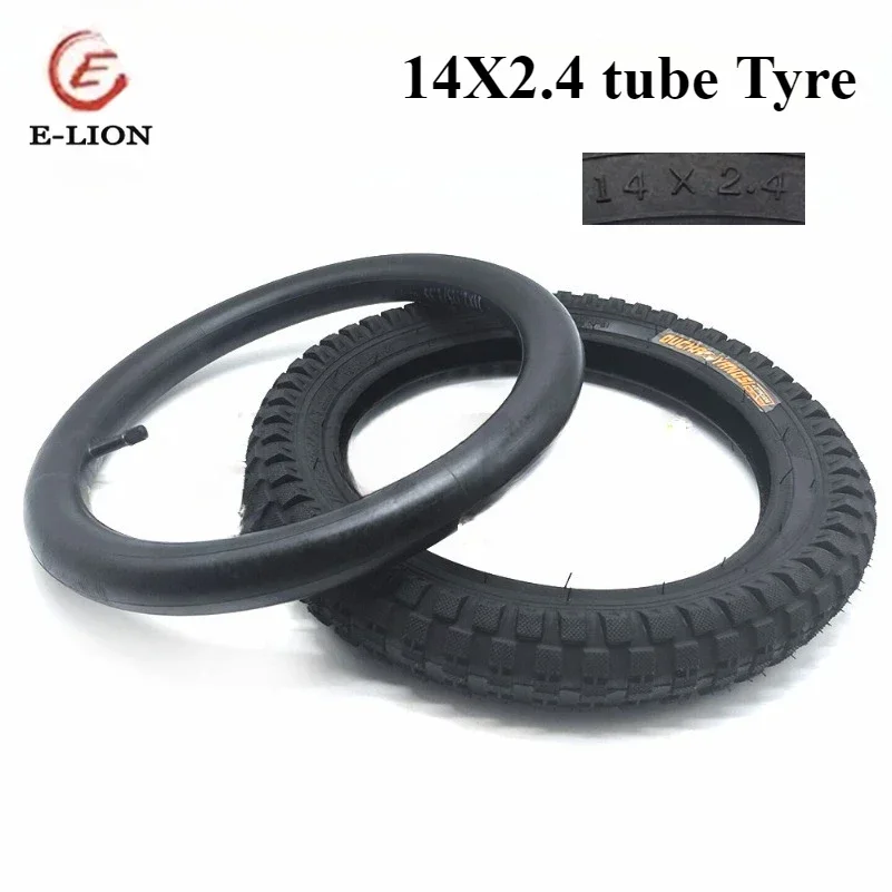 Hot sale 14 Inch Bicycle Tyre 14x2.4(64-254) Inner Outer Tire for Kids ...