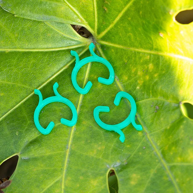 100Db-Os Kertészeti Klip Pillangó Gyűrű 8 Karakteres Csat Tök Láthatatlan Növényi Köteg Nyakkendő Szőlő Rögzített Zárójel - Image 3