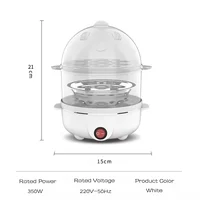 Breakfast artifact new popular household egg cooker mini lazy multi-functional double-layer steamed corn egg steamer 2