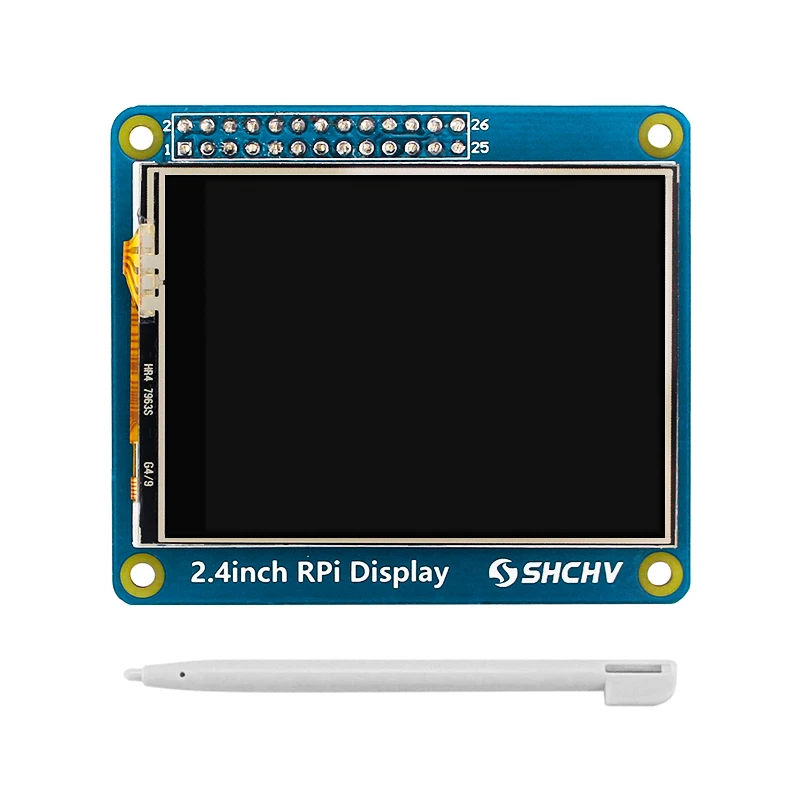 شاشة 2.4 بوصة راسبيري بي تعمل باللمس SPI واجهة TFT LCD 320 × 240 بكسل عرض LED الخلفية لراسبيري بي 4B 3B + صفر 2 واط