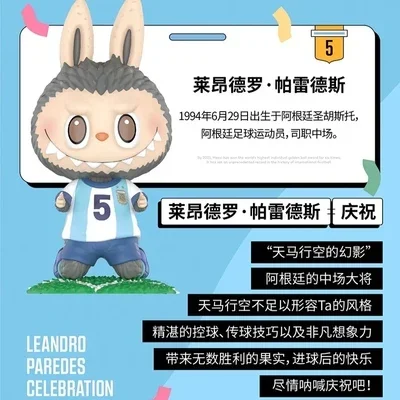 Labubu-The taparentina labサッカースターシリーズコレクションドール