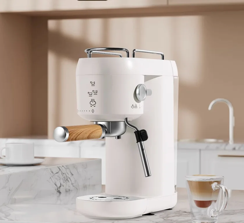 

Household Small Italian Semi-automatic Coffee Machine, Concentrated Automatic Milk Foam, American Standard 110V220V