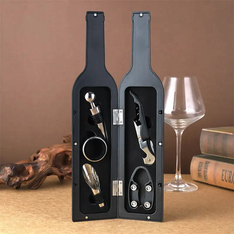 Creative Wine Set 3/5 Pieces Bottle Opener Gift Box Wine High-End Set Tool Bottle Opener for Lovers