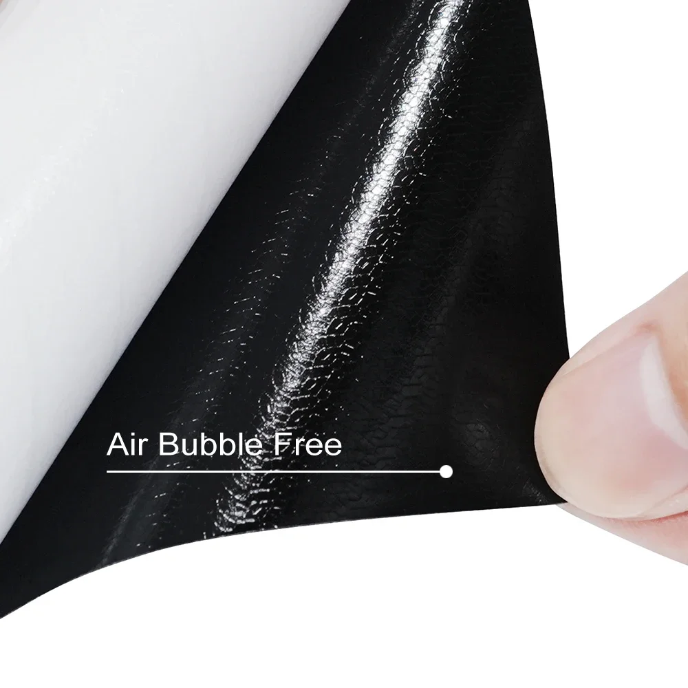 Film Adhésif Carbone 6D - Rouleau De Vinyl Pour Customiser Voiture, Moto, Caravane - Auto-collant Noir Texture Carbone