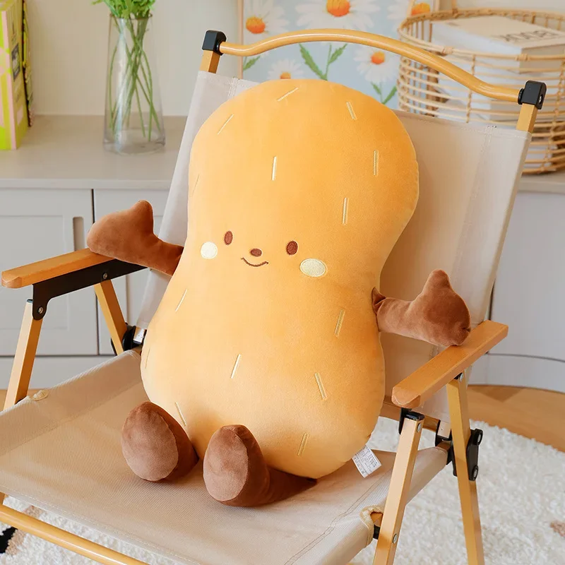 New 1pc 45/65cm Sale Peanut Plush Doll Pillow Living Room Decoration Furniture Supplies Cute Plush Interactive Toy Girl Gift