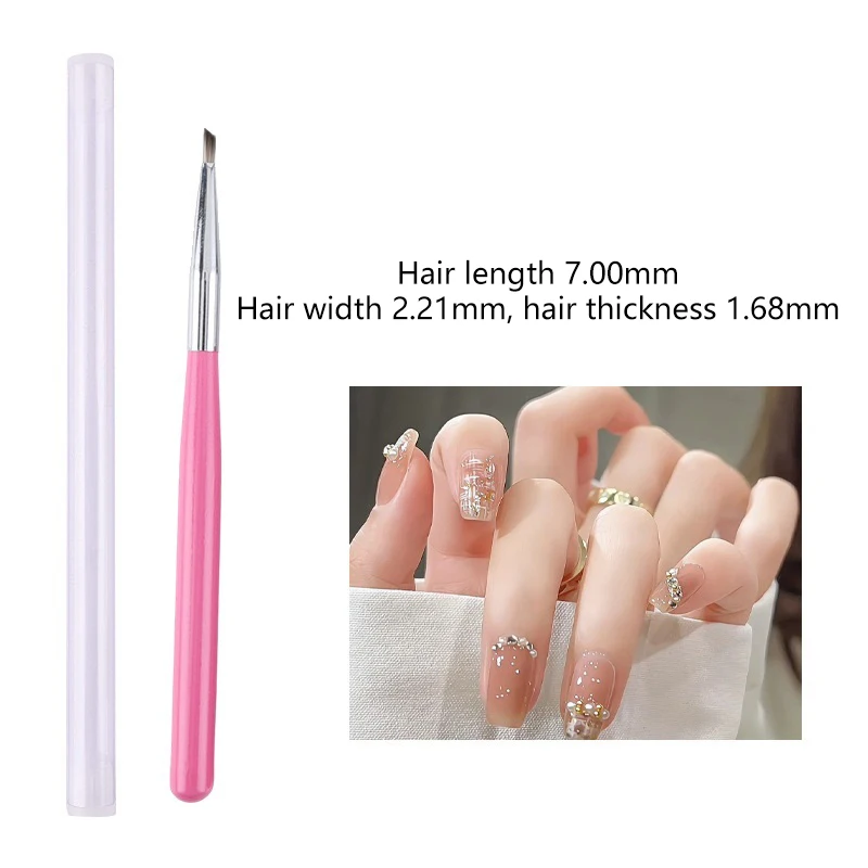 1Pcs Triangular Brush Nails Art Brush Pen 3D Tips Pattern Phototherapy Acrylic UV Gel DIY Manicure Tools