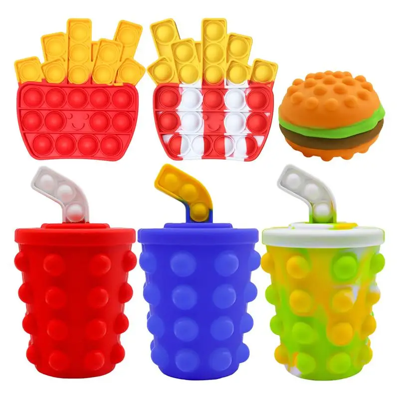 

Растягивающиеся Игрушки для мальчиков, дизайн фаст-фуда, шарики для снятия стресса для детей, Реалистичная игрушка-антистресс, сенсорная игрушка-сжималка