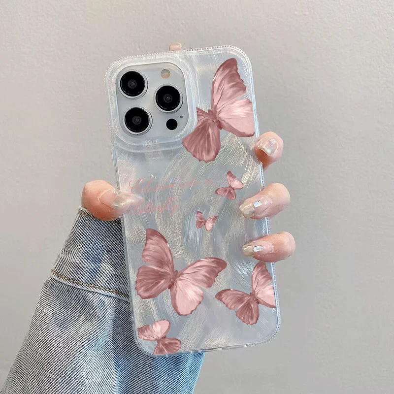 Butterfly Laser IMD Phone Case Cover
