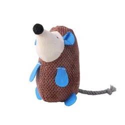 Plush Sound Simulation Mice Dog Toys - Anti - Bite & Teeth Grinding Relief Accessories (Brown)