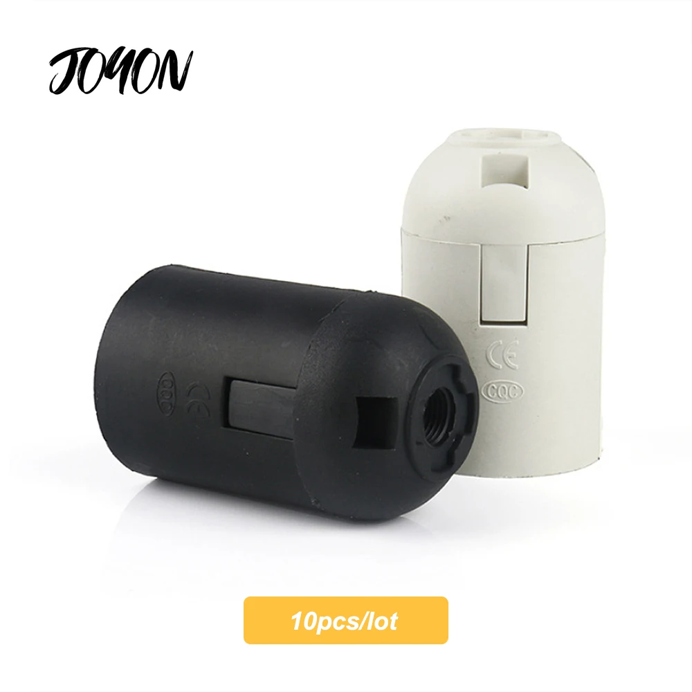10PCS/Lot Lighting Accessories E14 E27 Bulb holder Holder Accessori Lamp Socket Luminaire Flexible Lamp Base Fitting