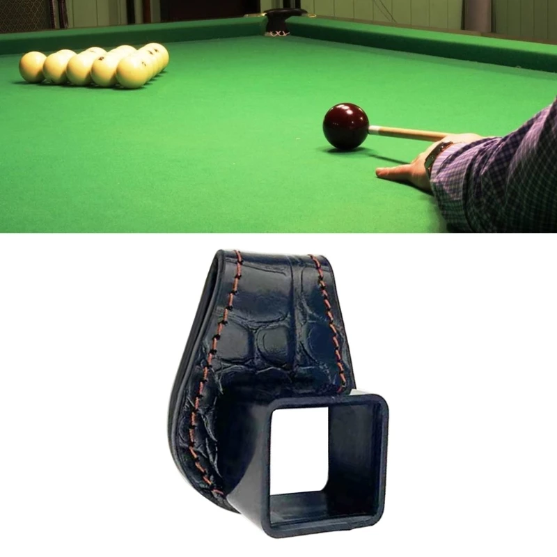 Billiards Snooker Leathers Belt Clip Chalk Case Portable Leathers Chalk Bag