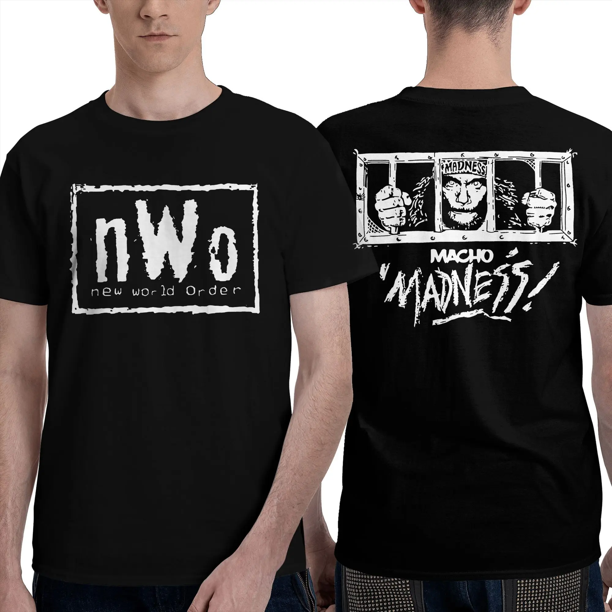 Stylish Novelty Heels Graphic Crewneck Cotton T-Shirt, Unisex Short Sleeve, Double-Sided Print