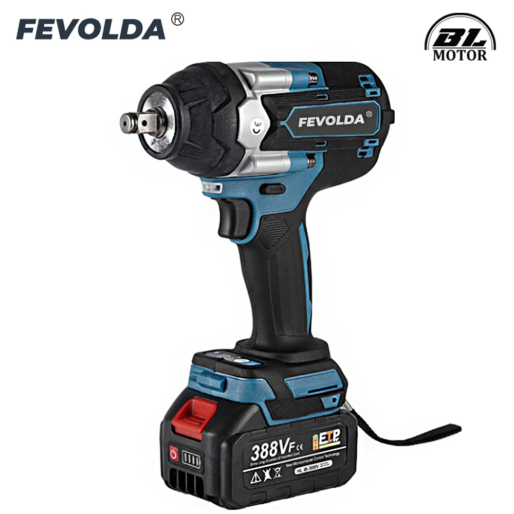 18V Electric Impact Wrench 1000N.m Brushless Cordless Wrench For Makita