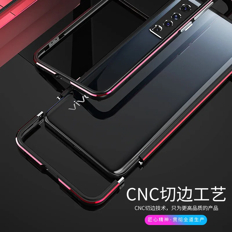 Aluminum Metal Bumper Frame For VIVO X50 X 50 Pro 4G Slim Phone Case Camera Protector Metal Frame Cover