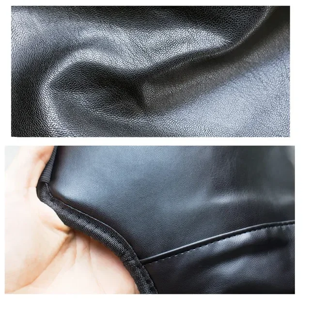 Motorcycle Warm Kneepad Legs Motorbike Riding Windproof Winter PU Leather Waterproof Scooter Protective Protective Knee Pads 3