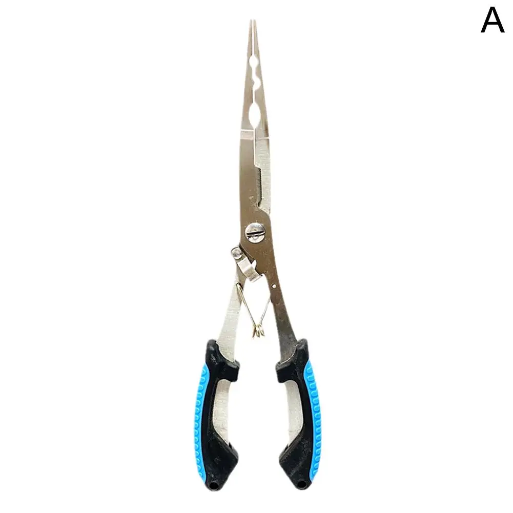 Description Picture 4 of item1Pcs Fish Pliers Long Mouthed Multifunctional Fishing Pliers Fish Mouthed Pliers Hammer Fishing Line Cutting Control Fish Pliers