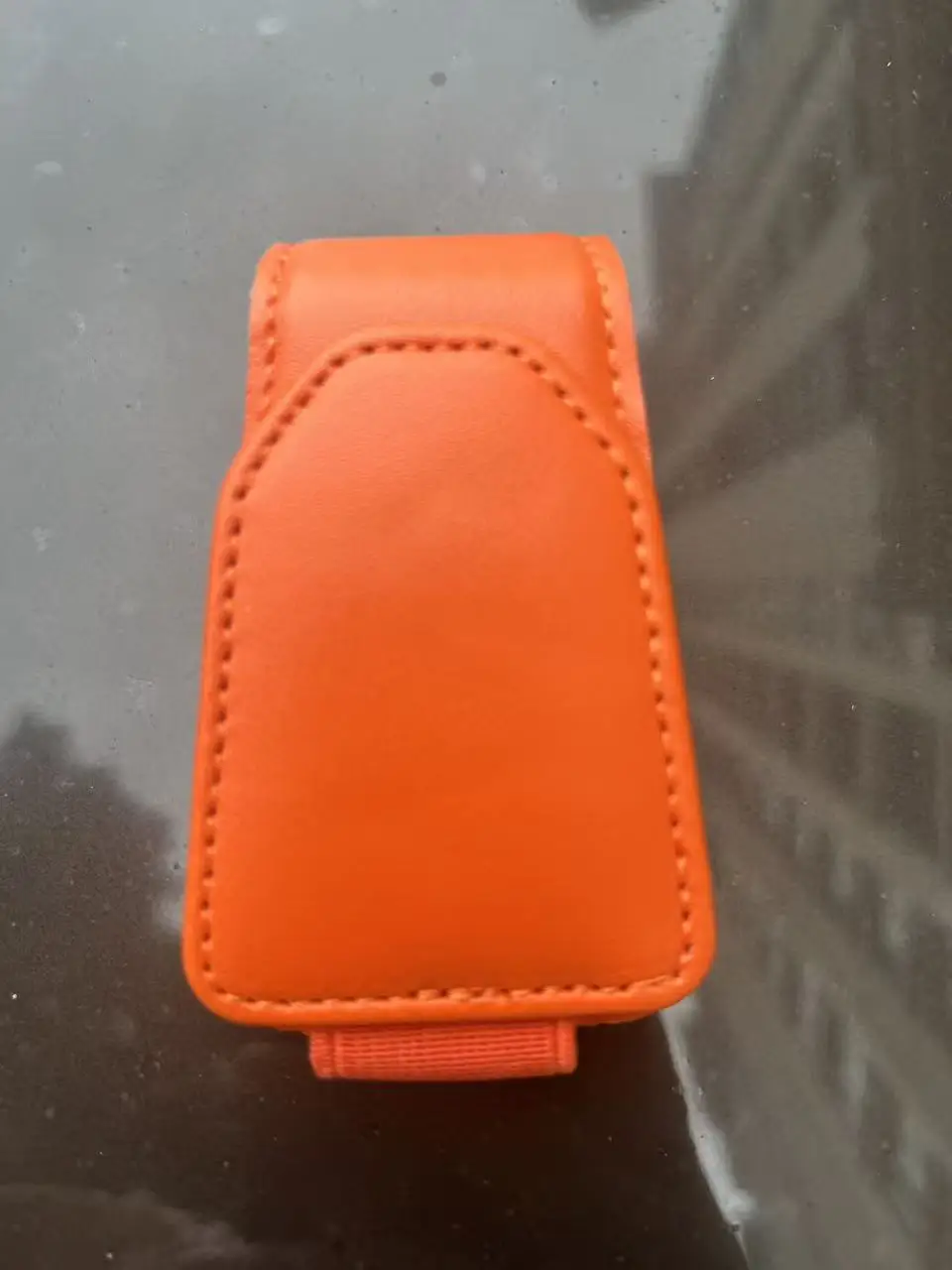 Universal Leather Car Visor Sunglasses and Eyeglasses Holder Clip