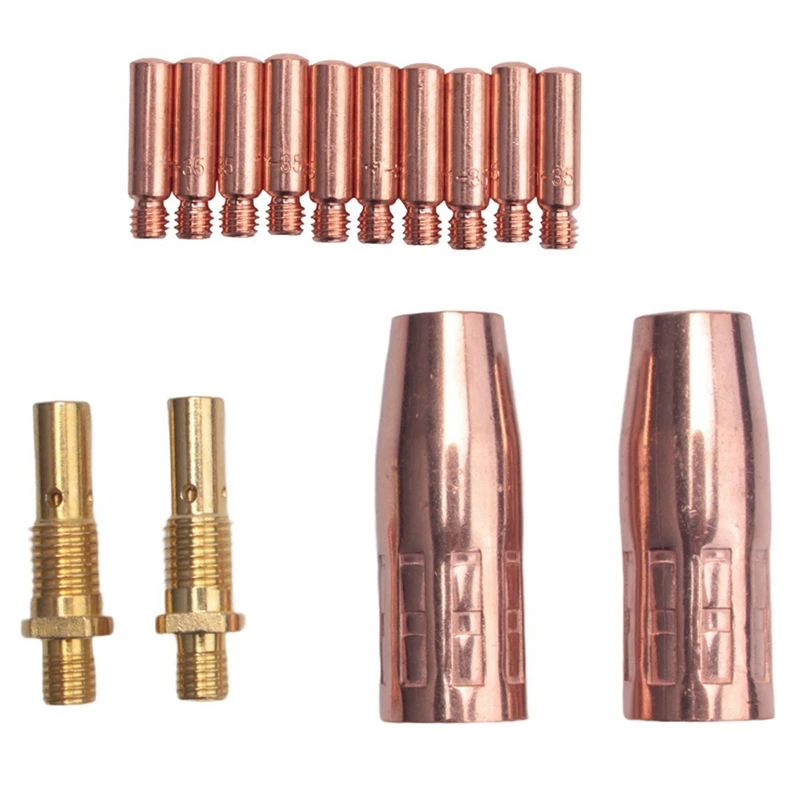 

42Pcs Mig Welding Torch Accessories Kit For Tweco Mini /1 & Lincoln Magnum 100L MIG Welder Nozzle Tip Kit