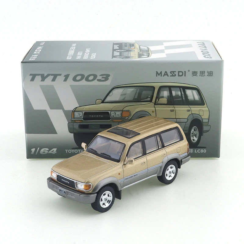 MASDI 1/64 トヨタ ランドクルーザー LC300 モデル装飾ダイキャスト