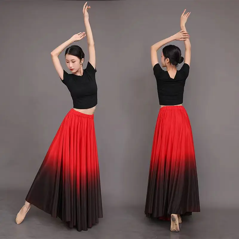 Spain Flamenco Dance Skirt for Child Girl Stage Performance 360/540/720 Degree Costumes women flamenco dresses