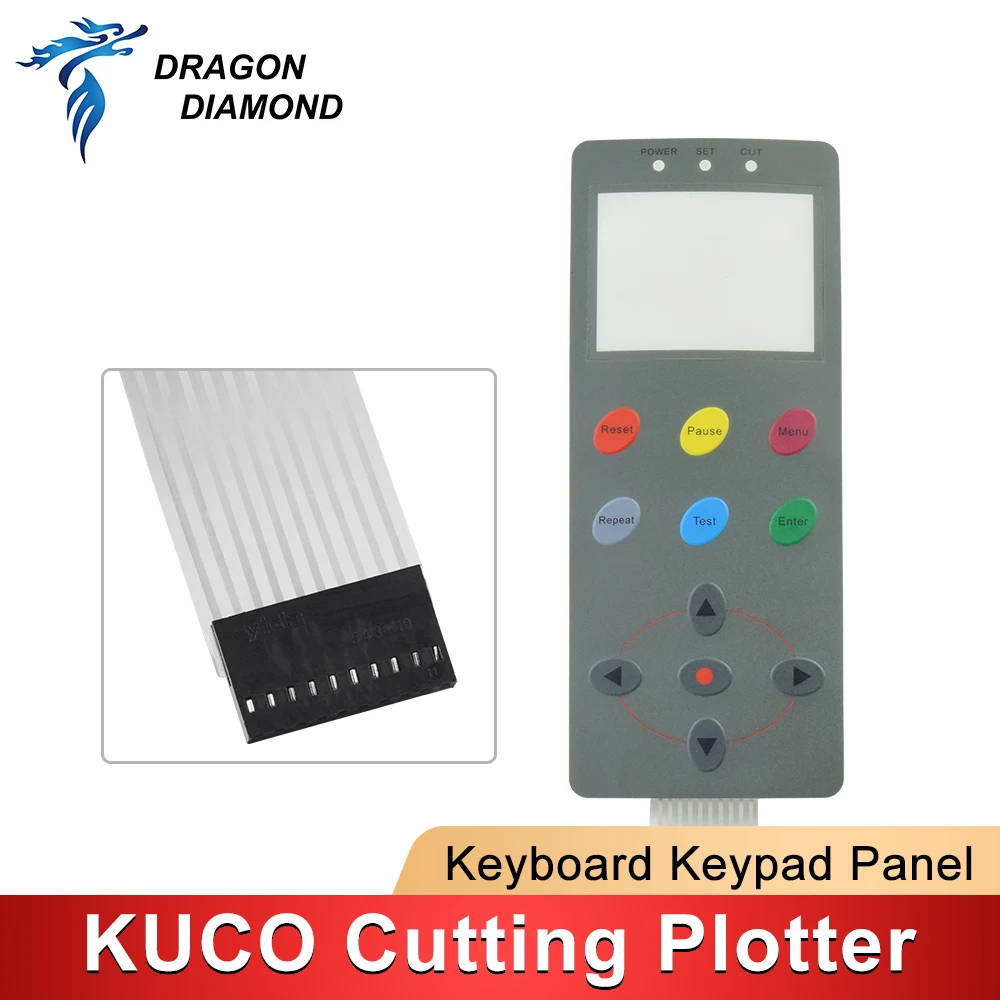 Vinyl Cutting Plotter KUCO TENETH Key Panel Film Operation Panel