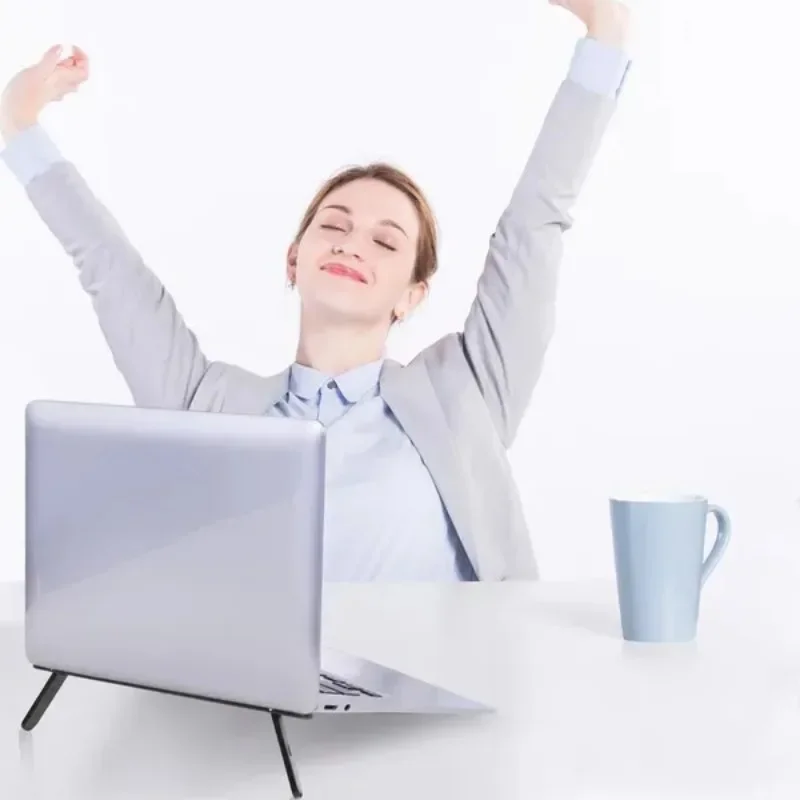 접이식 휴대용 노트북 스탠드 조절 가능한 인체공학적 노트북 홀더 냉각 브래킷 라이저 범용 데스크 스탠드 액세서리