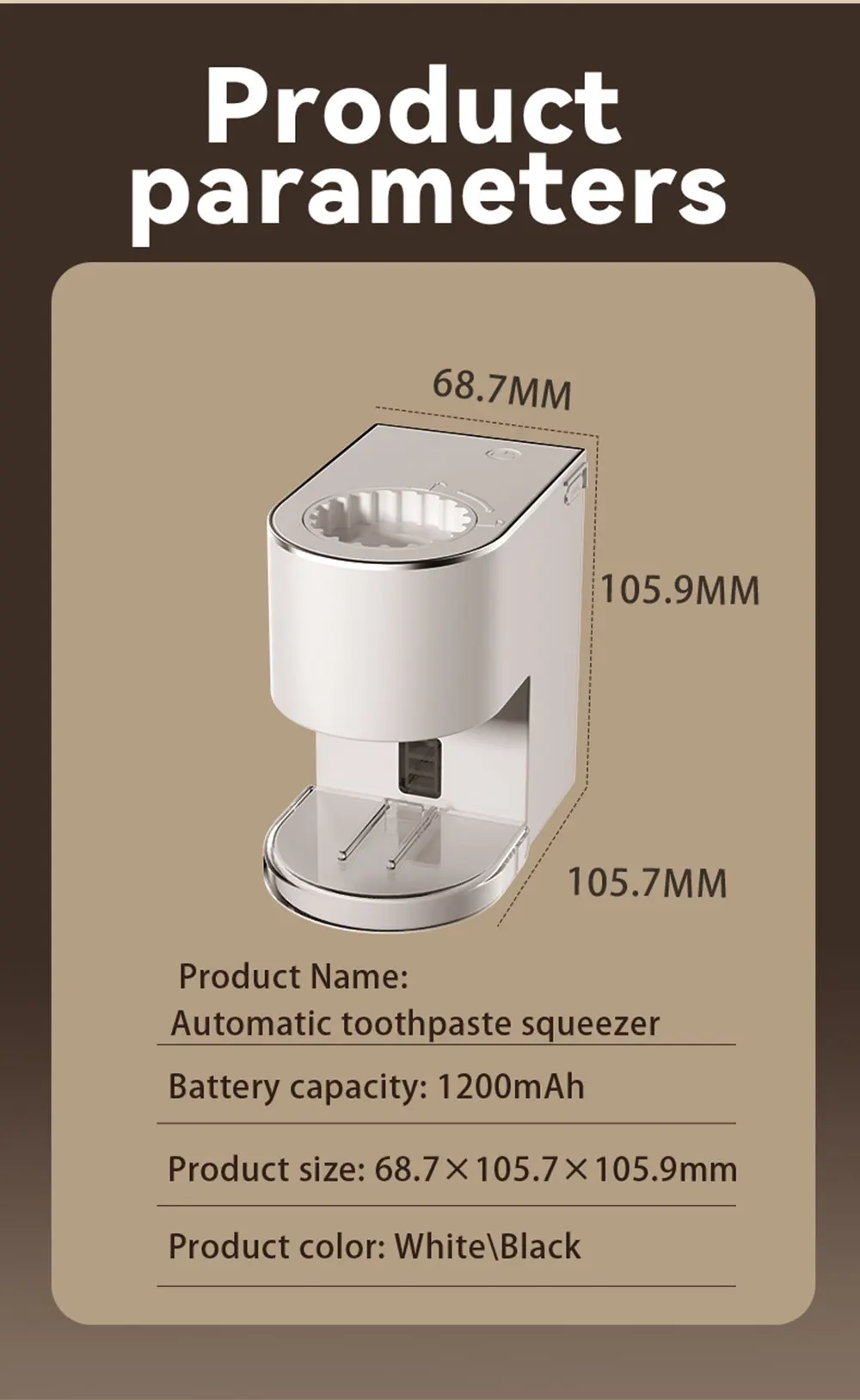 Automatic Wall-Mounted Toothpaste Squeezer - Electric Bathroom Accessory for Kids  Adults
