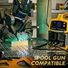 TOOLIOM Aluminum MIG Welder Pulse 250A 110V/220V Dual Voltage Multifunctional Welding Machine Gas/Gasles Flux MIG/Lift TIG/Stick 4
