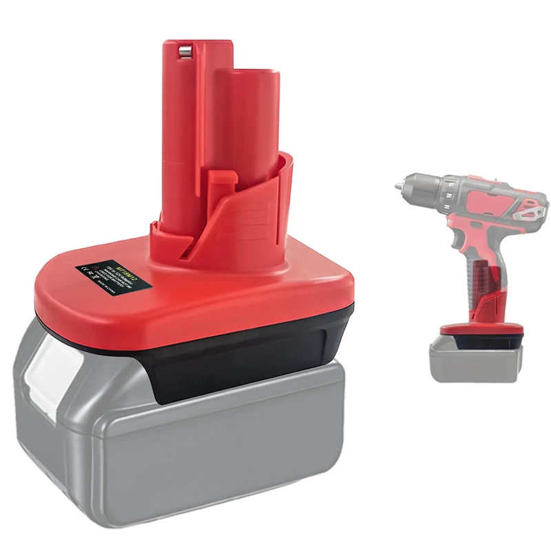 

Адаптер для литий-ионной батареи Makita 18 в Milwaukee 12 В, преобразователь для электрических инструментов Milwaukee 12 В
