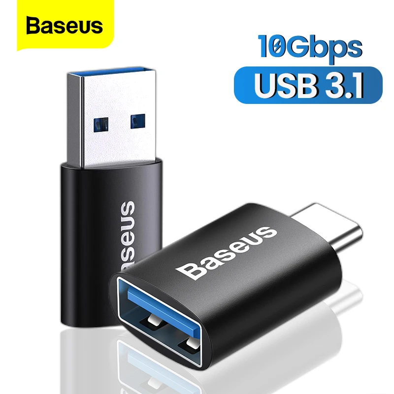 Baseus Usb 3.1 Otg Adapter Type C Male To Usba Converter For Macbook