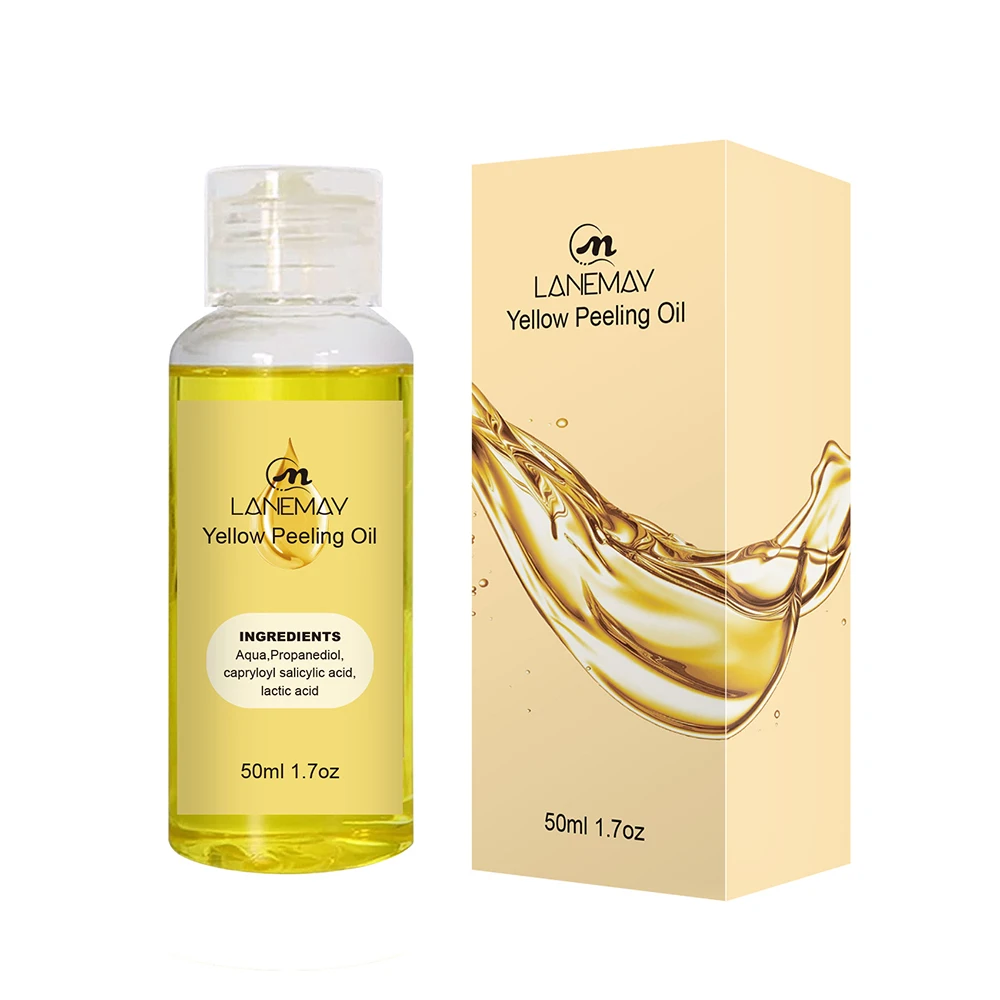 Yellow Peeling Oil Dark Skin Bleaching Remove Arm Knee Legs Melanin Body Brighten Scrub Exfoliating Dead Skin Care Whiten Serum