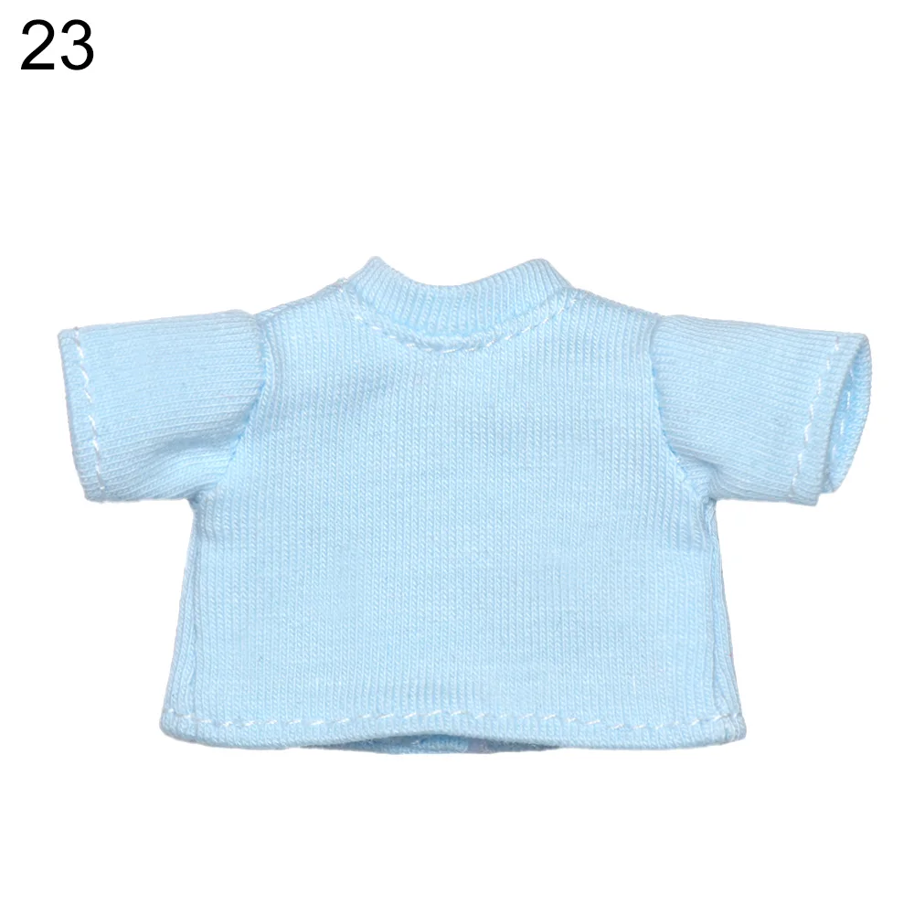 Striped Knit Doll Outfit with T-Shirt, Shorts, & Socks - Cute Gift Set