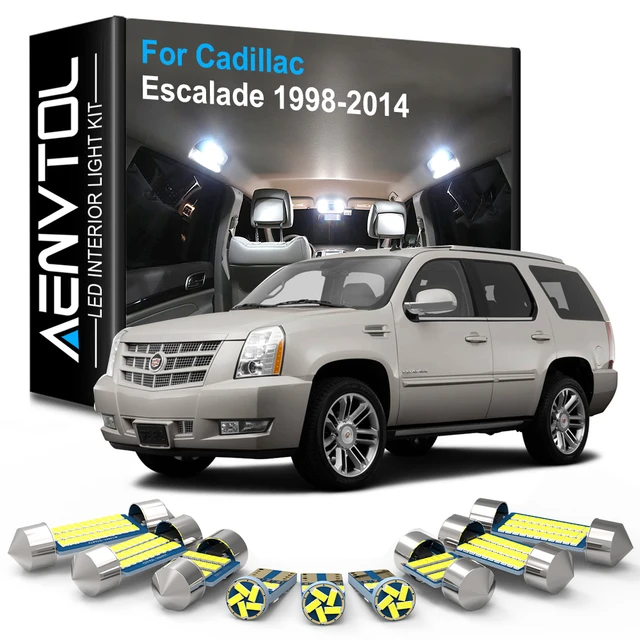 AENVTOL – lampe d'intérieur LED Canbus, pour Cadillac Escalade 1998 – 2007  2008 2009 2010 2011 2012 2013 2014, accessoires, lampe de coffre -  AliExpress