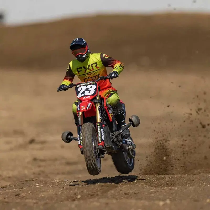 Coche modelo RC Losi 1/4 Promoto MX motocicleta de control remoto carreras todoterreno sin escobillas RTR