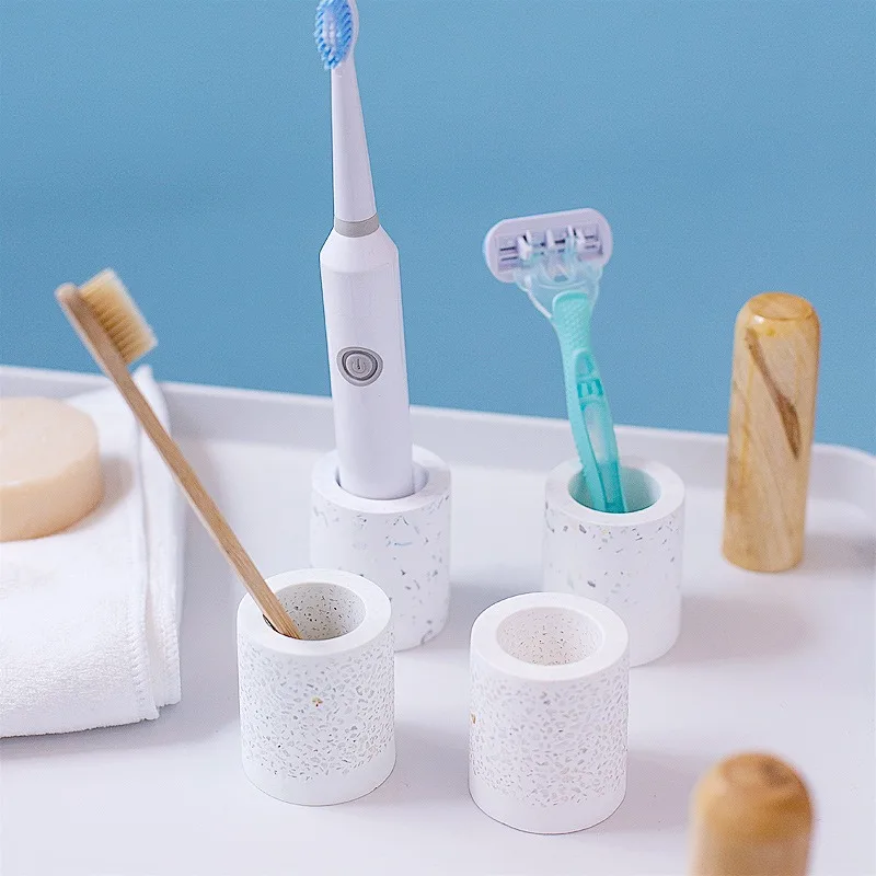 Gedy 63058600300 Seventy Porta Cabezales Cepillo De Dientes Celeste Con